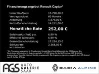 Gebraucht Renault Captur Equilibre 140 PS (102 kW) 2022 Blue rqh + black gne (blau) SUV