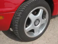 Gebraucht Mazda MX5 90 PS (66 kW) 1996 Rot Cabrio