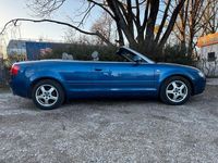 Gebraucht Audi A4 Cabriolet Sport 163 PS (119 kW) 2004 Caribicblau perleffekt Cabrio