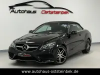 Usado Mercedes E220 AMG line 170 CV (125 kW) 2017 Negro Descapotable