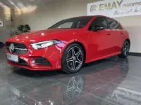 Gebraucht Mercedes A200 AMG line 163 PS (119 kW) 2018 Jupiterrot  unilack Limousine