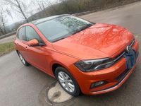 Gebraucht VW Polo Highline 95 PS (69 kW) 2018 Orange Kleinwagen