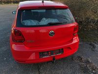 Gebraucht VW Polo Trendline 60 PS (44 kW) 2014 Rot Kleinwagen