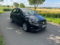 Gebraucht VW Golf Sportsvan 150 PS (110 kW) 2018 Schwarz Van / Kleinbus