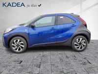 Neu Toyota Aygo 72 PS (52 kW) 2025 Juniper blue (8y8)/ black mica Kleinwagen