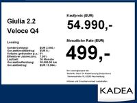 Neu Alfa Romeo Giulia Veloce 209 PS (153 kW) 2026 Verde montreal Limousine