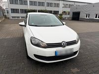 Gebraucht VW Golf VI 102 PS (75 kW) 2009 Weiß Kleinwagen
