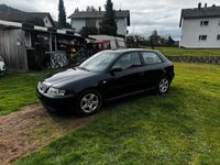 Gebraucht Audi A3 2002 Schwarz Kleinwagen