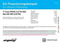Gebraucht VW T-Cross Move 110 PS (80 kW) 2024 Pure white SUV