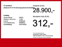 Occasion Audi A3 Advanced Plus 150 ch (110 kW) 2025 Rouge Berline