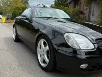 Gebraucht Mercedes SLK320 218 PS (160 kW) 2002 Schwarz Cabrio