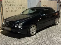 Gebraucht Mercedes CLK200 136 PS (100 kW) 1999 Schwarz Cabrio