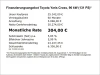 Gebraucht Toyota Yaris Cross 131 PS (96 kW) 2025 Schwarz SUV