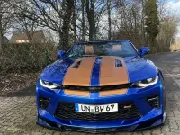 Gebraucht Chevrolet Camaro 453 PS (333 kW) 2017 Blau Cabrio