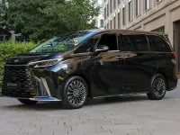 Neu Lexus LM350h Luxury Line 250 PS (183 kW) 2026 Schwarz Van / Kleinbus