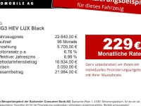 Neu MG MG3 Luxury 195 PS (143 kW) 2026 Schwarz Kleinwagen