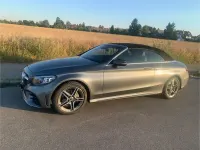 Gebraucht Mercedes C200 AMG line 184 PS (135 kW) 2019 Grau Cabrio