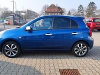 Gebraucht Nissan Micra N-TEC 80 PS (58 kW) 2017 Blau Kleinwagen