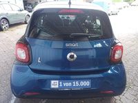 Gebraucht Smart ForFour Passion 71 PS (52 kW) 2018 Blau metallic Kleinwagen