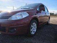 Gebraucht Nissan Tiida Acenta 110 PS (80 kW) 2008 Rot Limousine