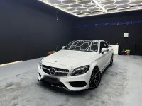 Gebraucht Mercedes C220 AMG line 170 PS (125 kW) 2017 Weiß Cabrio