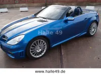 Gebraucht Mercedes SLK55 AMG AMG 360 PS (264 kW) 2007 Blau Cabrio