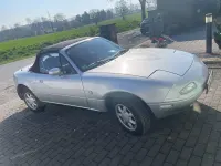Gebraucht Mazda MX5 116 PS (85 kW) 1992 Silber Cabrio