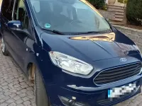 Gebraucht Ford Tourneo Courier Trend 101 PS (74 kW) 2017 Blau Van / Kleinbus