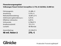 Gebraucht VW Passat Conceptline 150 PS (110 kW) 2022 Deep black perleffekt Kombi