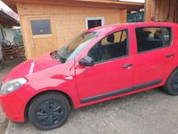 Gebraucht Dacia Sandero 75 PS (55 kW) 2009 Rot Limousine