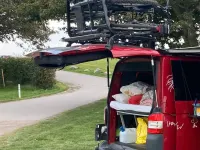 Begagnad VW Transporter 140 HK (102 kW) 2010 Röd Van