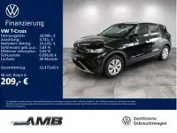 Gebraucht VW T-Cross 95 PS (69 kW) 2025 Schwarz (deep black perleffekt) SUV
