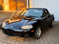 Gebraucht Mazda MX5 110 PS (80 kW) 2001 Schwarz Cabrio