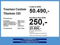 Neu Ford Tourneo Titanium 170 PS (125 kW) 2026 Chroma blau Van / Kleinbus