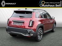 Neu Renault 4 E-Tech Iconic 110 kW (150 PS) 2026 Karmesinrot metallic, black p SUV