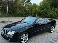 Gebraucht Mercedes CLK200 163 PS (119 kW) 2005 Schwarz Cabrio