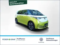 Gebraucht VW ID. Buzz Comfortline 150 kW (204 PS) 2023 Candyweiß/limonengelb meta... Van / Kleinbus