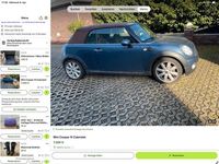 Gebraucht Mini Cooper Cabriolet 120 PS (88 kW) 2009 Blau Cabrio