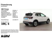 Gebraucht VW T-Cross Move 95 PS (69 kW) 2023 Grau SUV