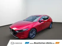 Neu Mazda 3 Exclusive 122 PS (89 kW) 2025 Rot Limousine