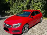 Gebraucht Mercedes A180 AMG line 122 PS (89 kW) 2015 Rot Kleinwagen
