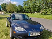Second-hand Mazda MX5 110 CP (80 kW) 2001 Albastru Cabrio