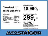 gebraucht Opel Crossland 1.2 Turbo Elegance Klimaautomatik, SHZ