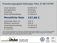 Gebraucht VW T-Roc Life 110 PS (80 kW) 2024 Blau SUV