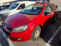 Gebraucht VW Golf VI Style 80 PS (58 kW) 2011 Rot Kleinwagen