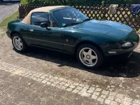 Gebraucht Mazda MX5 116 PS (85 kW) 1992 Grün Cabrio