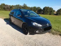 Gebraucht VW Golf VI Comfortline 122 PS (89 kW) 2010 Schwarz Kleinwagen