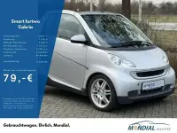 Gebraucht Smart ForTwo Cabrio Brabus 71 PS (52 kW) 2009 Tridionsicherheitszelle silber Cabrio