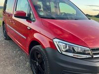 Gebraucht VW Caddy Trendline 150 PS (110 kW) 2018 Rot Van / Kleinbus