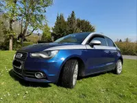 Brugt Audi A1 Ambition 86 HK (63 kW) 2011 Blå Hatchback